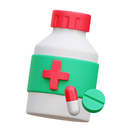 Medicamento  3D Icon