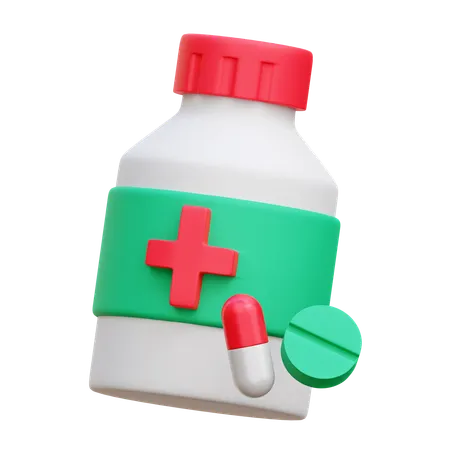 Medicamento  3D Icon