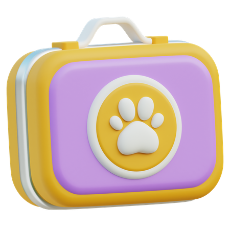 Remédio de caixa para animais de estimação  3D Icon
