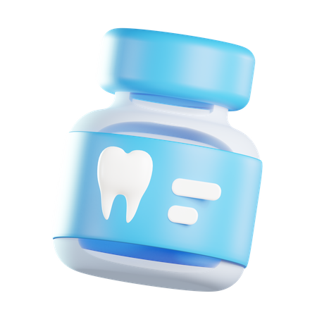 Remédio para dente  3D Icon