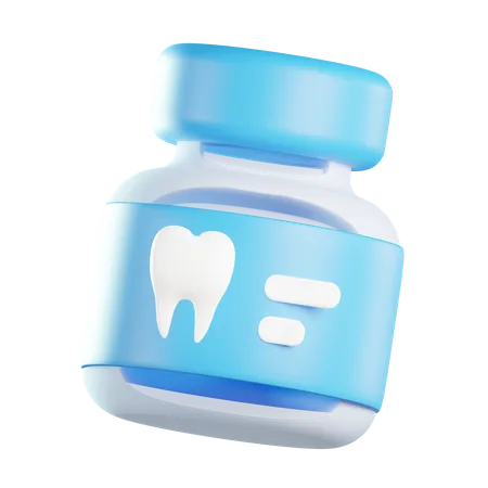 Remédio para dente  3D Icon