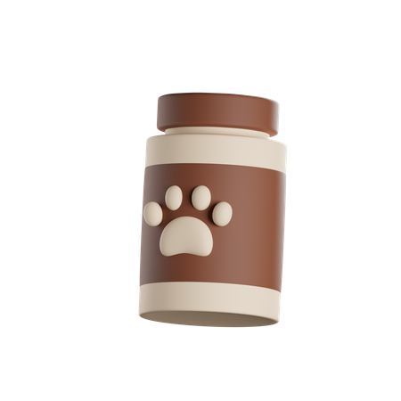 Remédio para cachorro  3D Icon