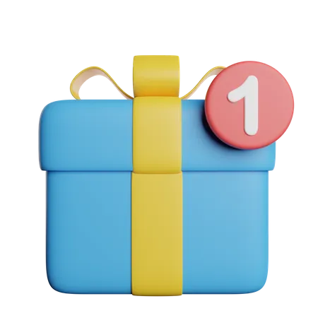 Reminder Gift Date 3D Icon