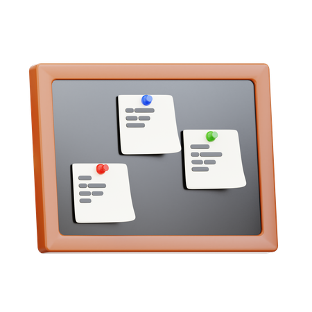 Reminder notes  3D Icon
