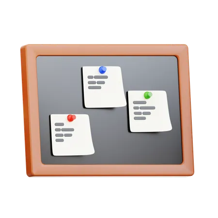 Reminder notes  3D Icon