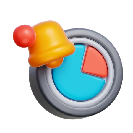 Reminder Notification  3D Icon