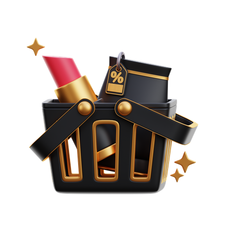 Remise cosmétique black friday  3D Icon