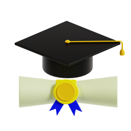 L'obtention du diplôme  3D Icon