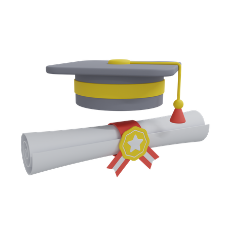 L'obtention du diplôme  3D Icon