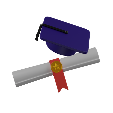 L'obtention du diplôme  3D Icon