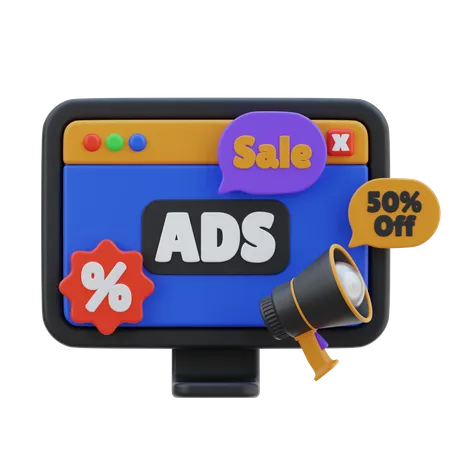 Promotion de réduction  3D Icon