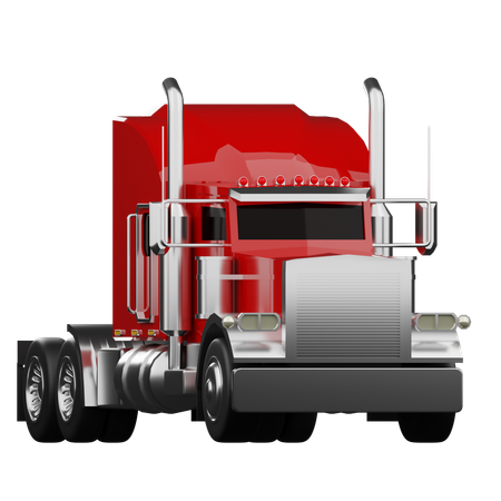 Camion remorque  3D Icon