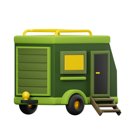 Caravane  3D Icon