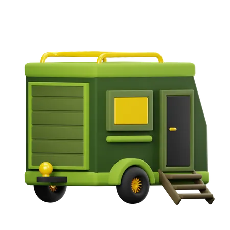 Caravane  3D Icon