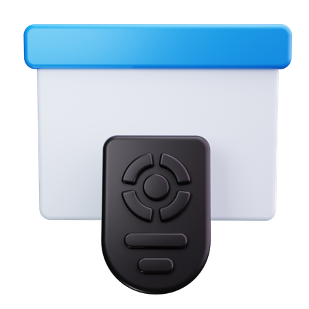 Remote  3D Icon