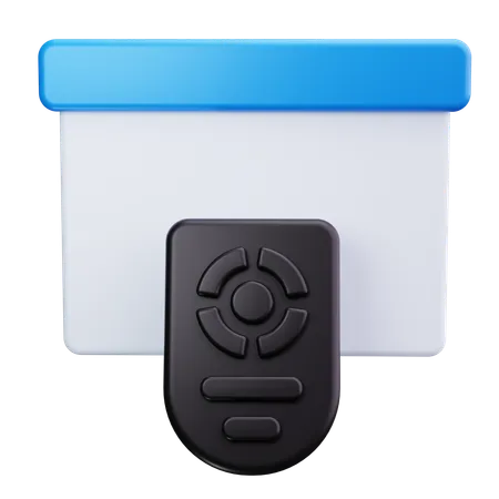 Remote  3D Icon