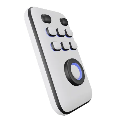 Remote  3D Illustration