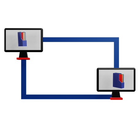 Remote Access  3D Icon