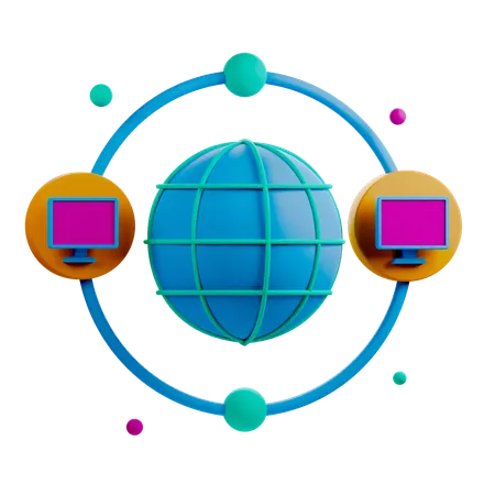 Remote Accesss  3D Icon
