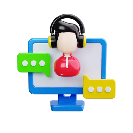 Remote Assistance  3D Icon