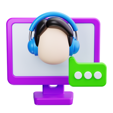 Remote Assistance  3D Icon