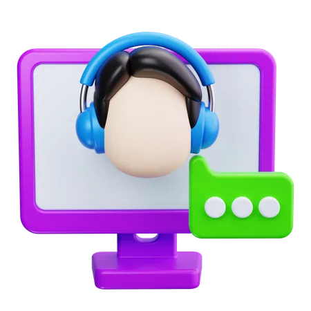 Remote Assistance  3D Icon