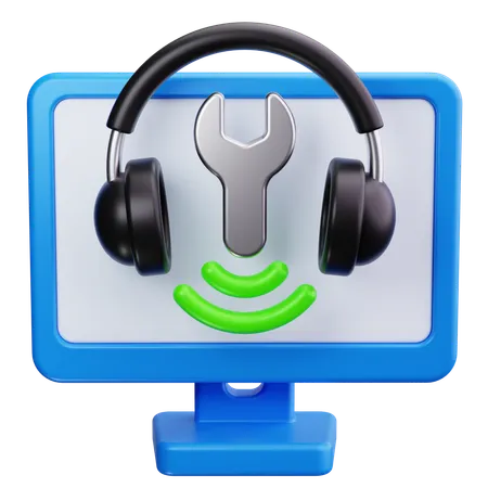 Remote Assistance  3D Icon