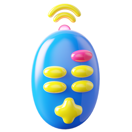 Remote Control  3D Icon