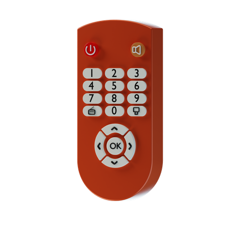 Remote Control  3D Icon