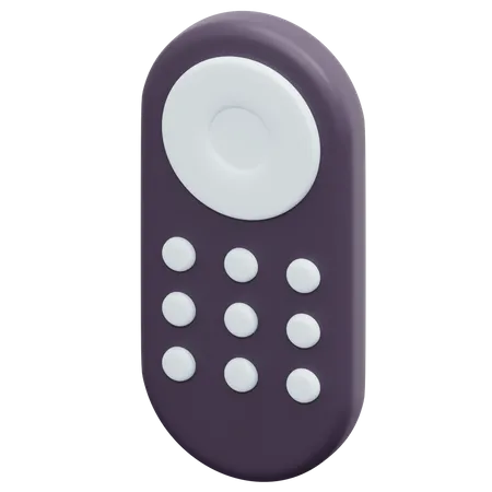 Remote Control 3D Icon