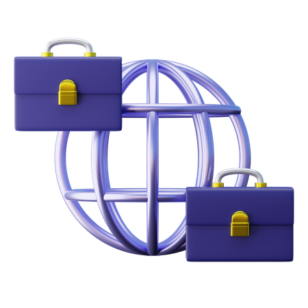 Remote Job  3D Icon