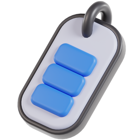 Remote Key  3D Icon