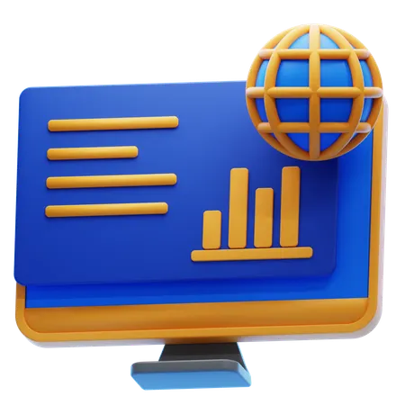 Remote Work  3D Icon