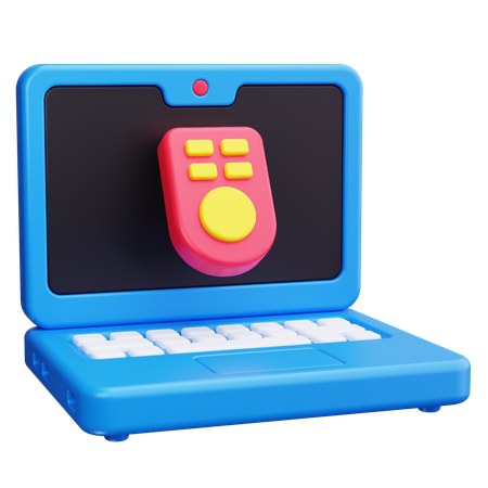 Remote Work  3D Icon