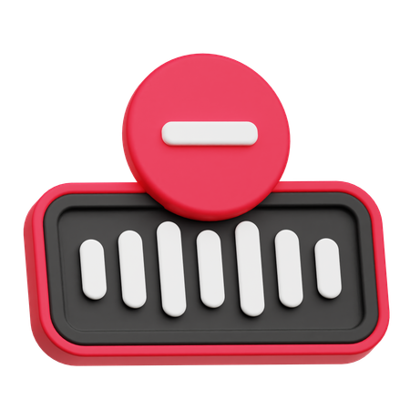 Remove Audio  3D Icon