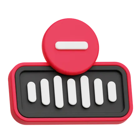 Remove Audio  3D Icon
