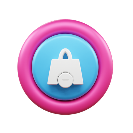 Remove From Bag  3D Icon