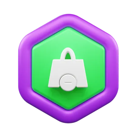 Remove From Bag  3D Icon