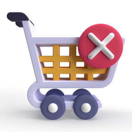 Remove from Cart  3D Icon