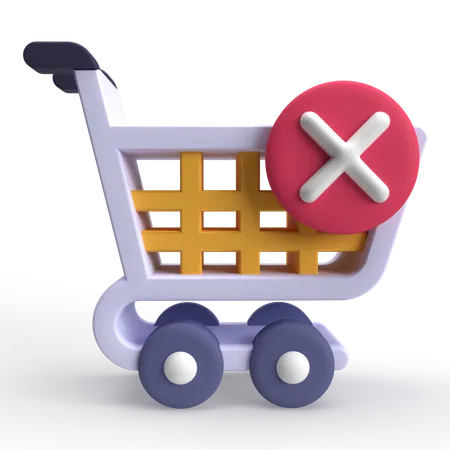 Remove from Cart  3D Icon