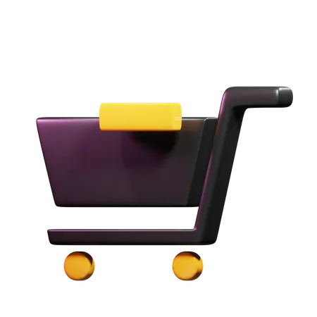 Remove From Cart 3D Illustration