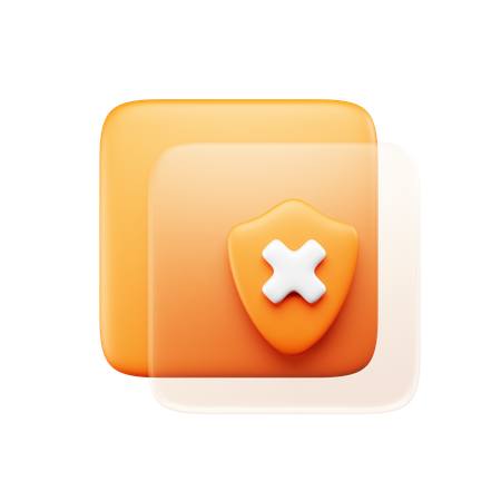 Remove Insurance  3D Icon