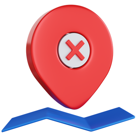 Remove Map  3D Icon