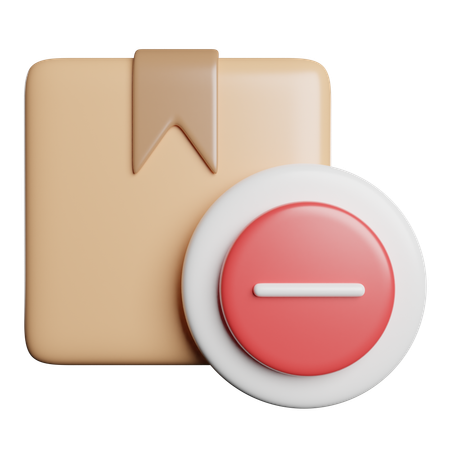 패키지 제거  3D Icon