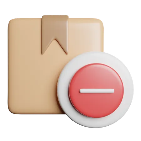 패키지 제거  3D Icon