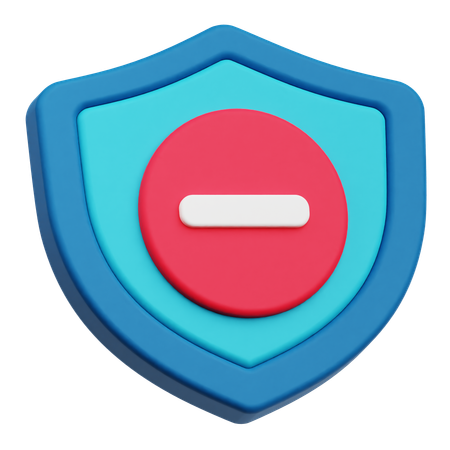 Remove Protection  3D Icon