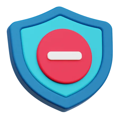 Remove Protection  3D Icon