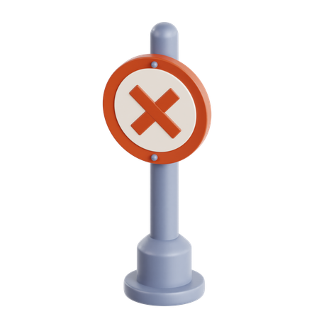 Remove Sign  3D Icon