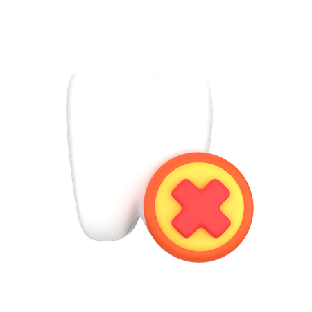 Remove Tooth  3D Icon
