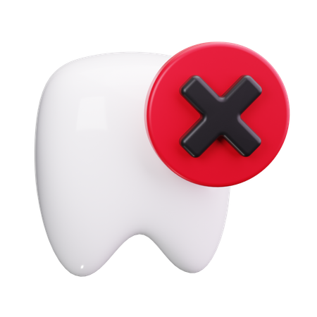 Remove Tooth  3D Icon